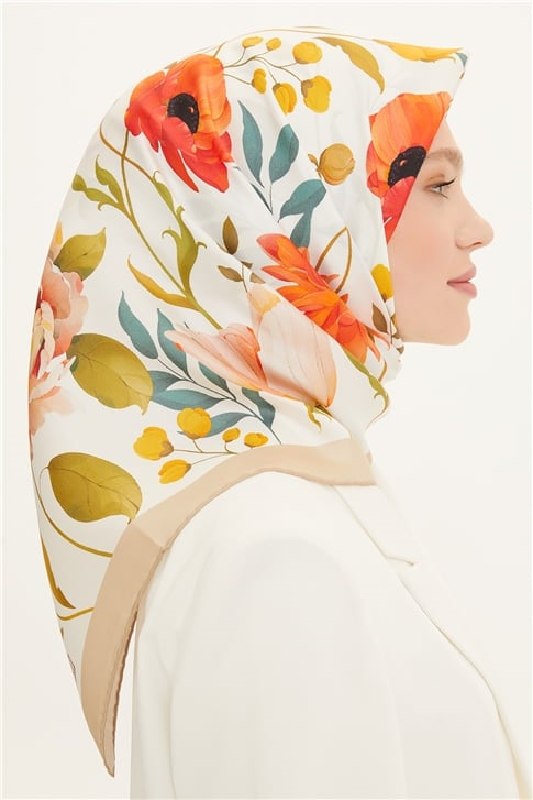 Armine Twill İpek Eşarp 22Ya8740 32 09