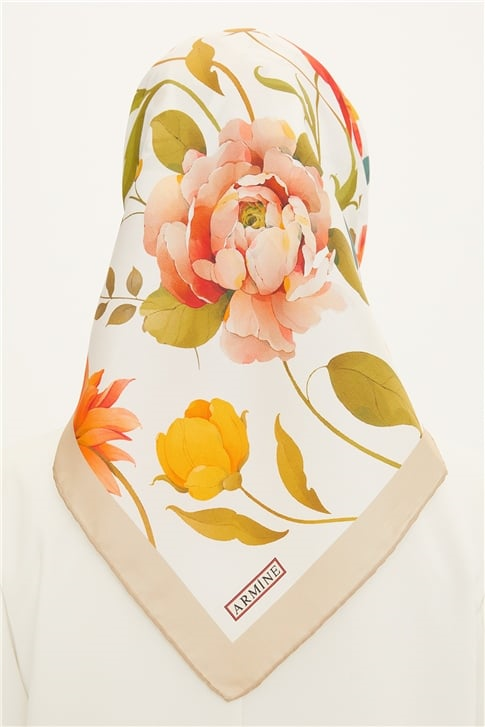Armine Twill İpek Eşarp 22Ya8740 32 09