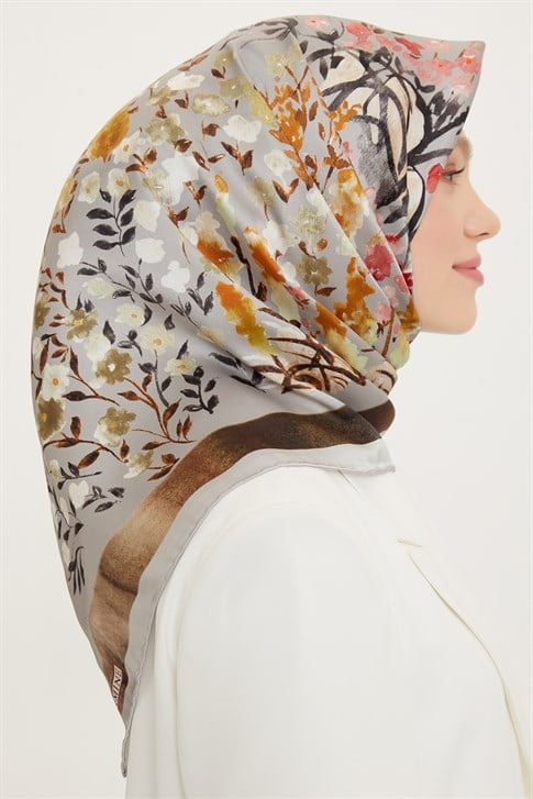 Armine Twill İpek Eşarp 22Ya8741 08