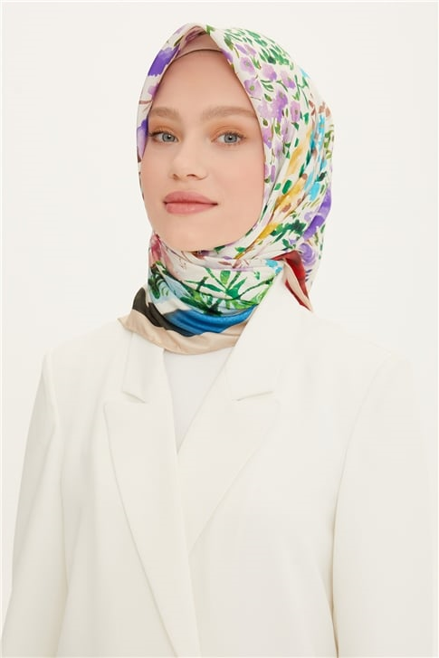 Armine Twill İpek Eşarp 22Ya8741 31