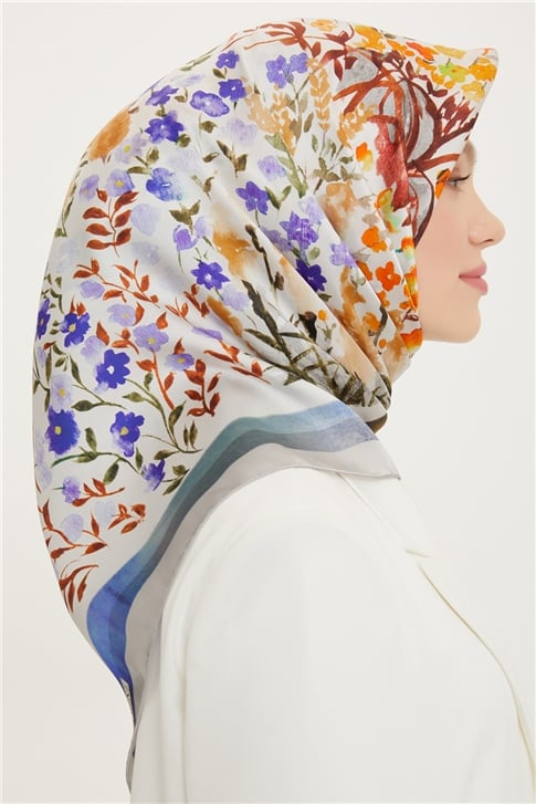 Armine Twill İpek Eşarp 22Ya8741 35