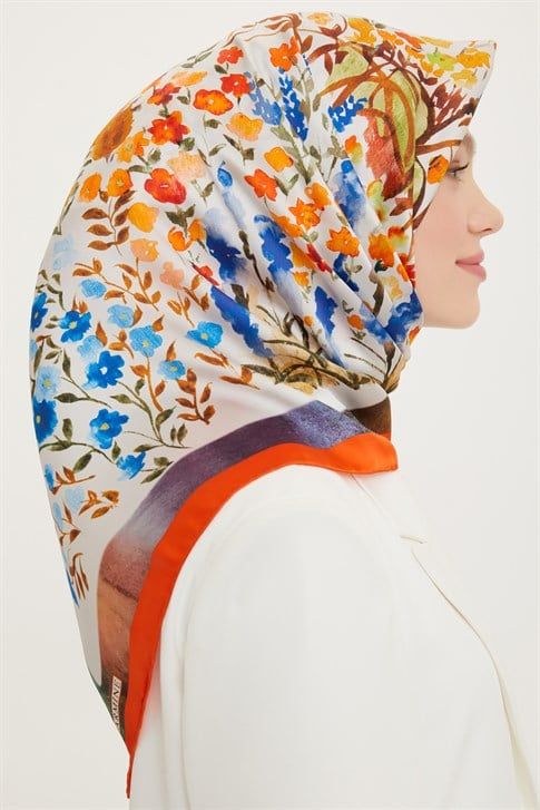 Armine Twill İpek Eşarp 22Ya8741 38