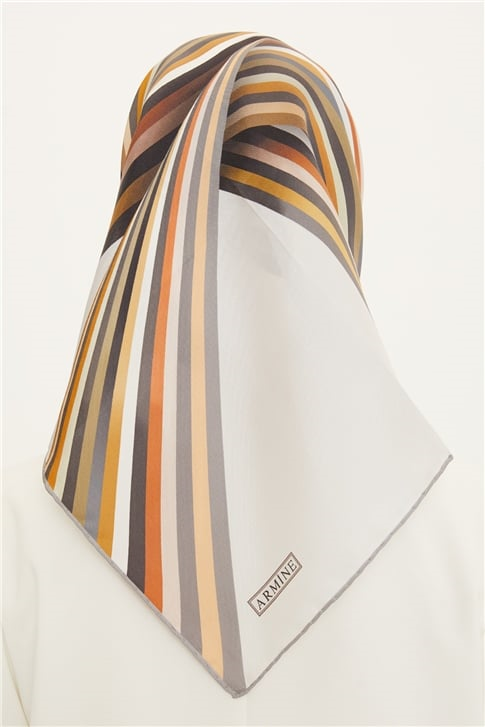 Armine Twill İpek Eşarp 22Ya8743 08