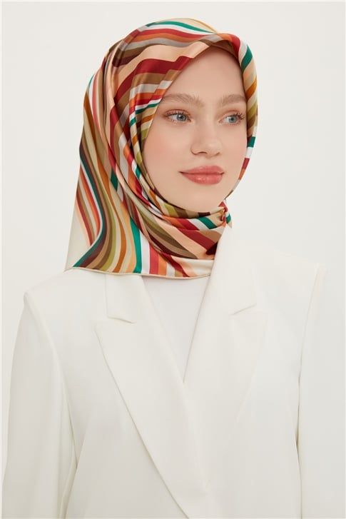 Armine Twill İpek Eşarp 22Ya8743 32