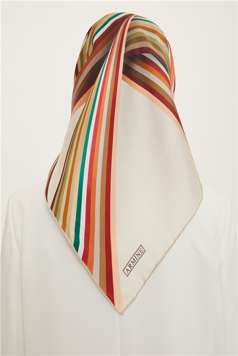 Armine Twill İpek Eşarp 22Ya8743 32