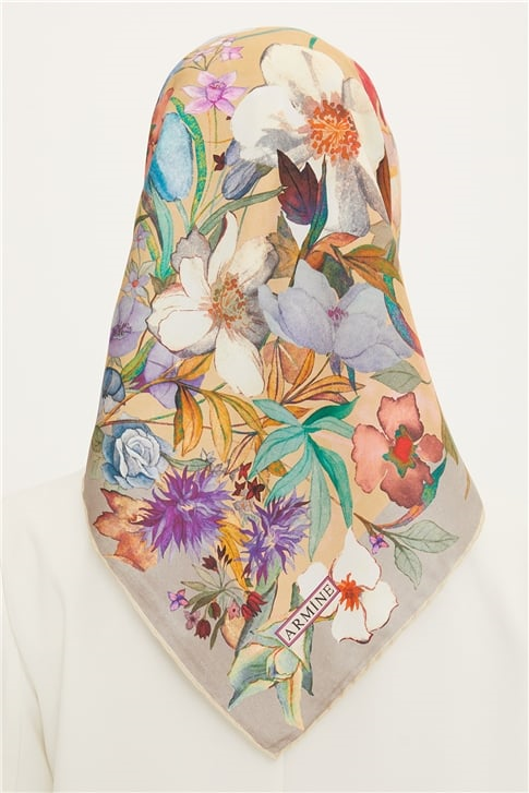 Armine Twill İpek Eşarp 22Ya8746 07