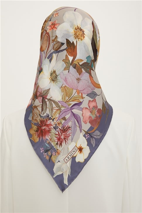 Armine Twill İpek Eşarp 22Ya8746 15