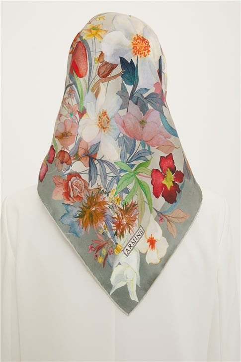 Armine Twill İpek Eşarp 22Ya8746 32