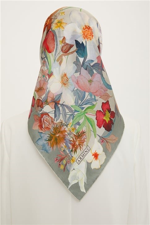 Armine Twill İpek Eşarp 22Ya8746 32
