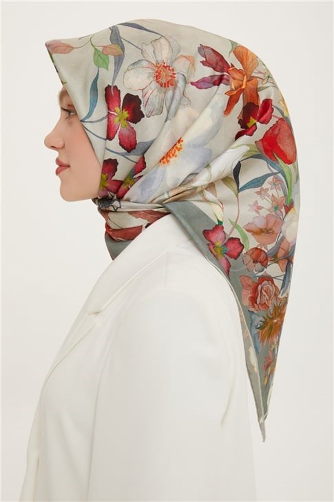 Armine Twill İpek Eşarp 22Ya8746 32