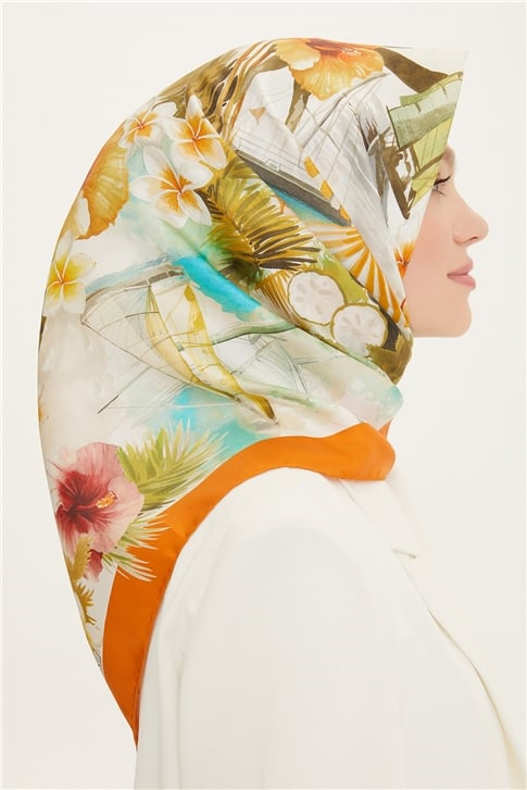 Armine Twill İpek Eşarp 22Ya8754 31