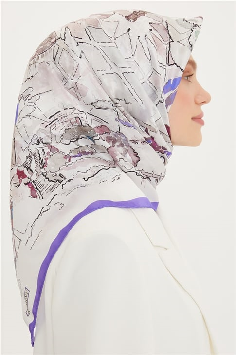 Armine Twill İpek Eşarp 22Ya8755 52