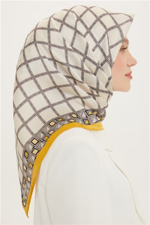 Armine Twill İpek Eşarp 22Ya8756 34