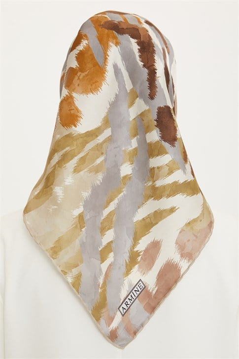 Armine Twill İpek Eşarp 22Ya8759 33