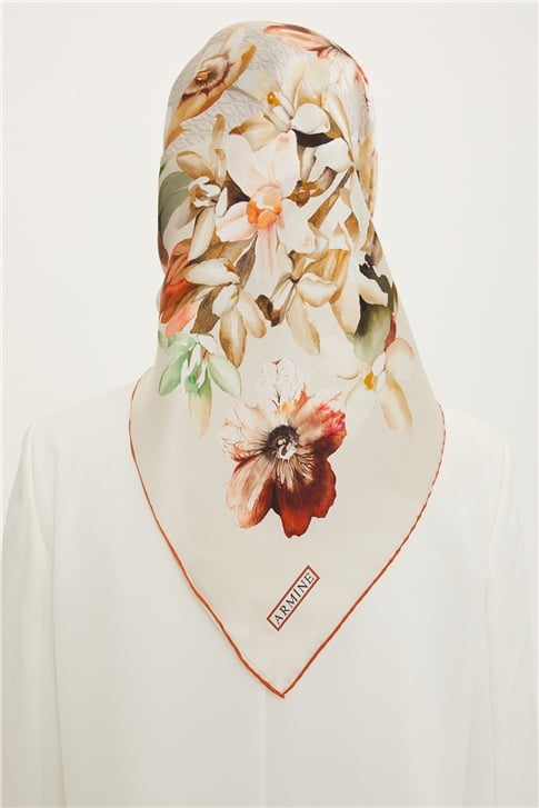 Armine Twill İpek Eşarp 22Ya8761 06