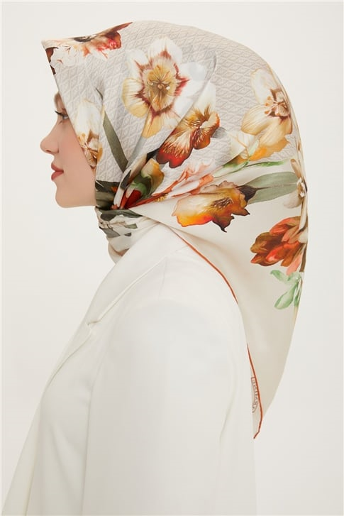 Armine Twill İpek Eşarp 22Ya8761 06