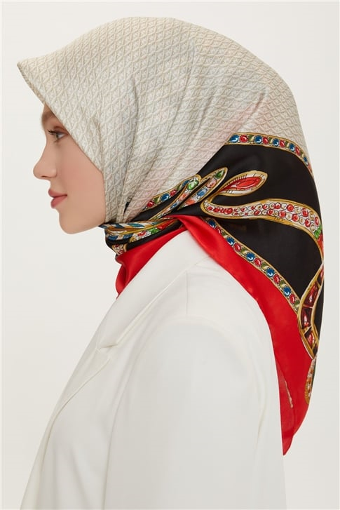 Armine Twill İpek Eşarp 22Ya8762 33