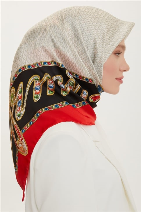Armine Twill İpek Eşarp 22Ya8762 33