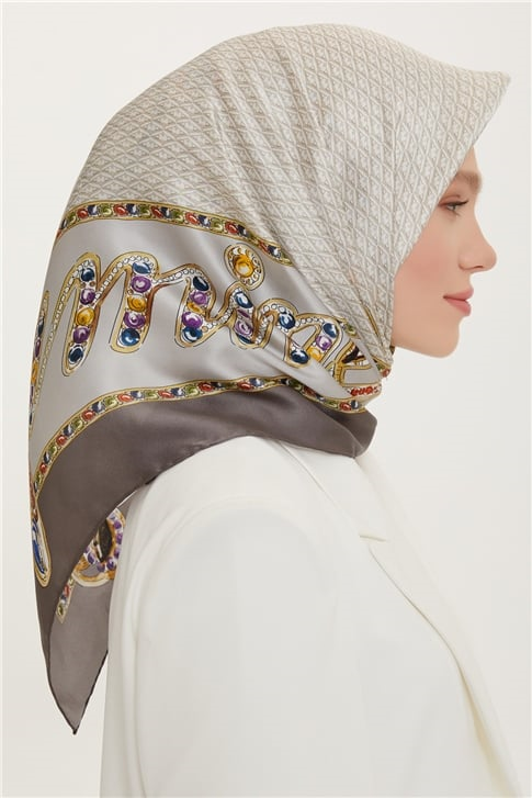 Armine Twill İpek Eşarp 22Ya8762 39