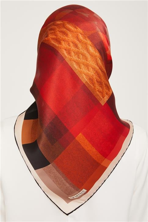 Armine Twill İpek Eşarp 23Ka9009 05