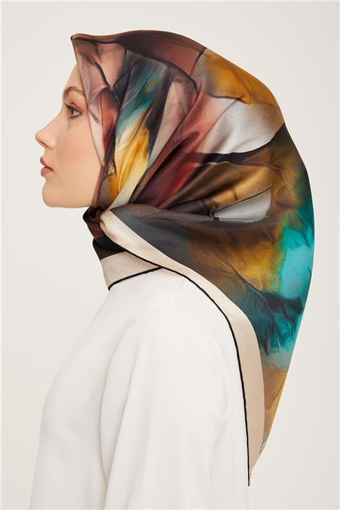 Armine Twill İpek Eşarp 23Ka9014 34 04