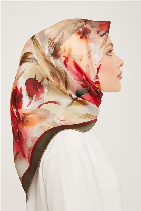 Armine Twill İpek Eşarp 23Ka9018 01