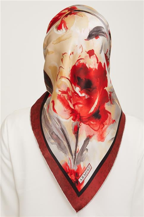 Armine Twill İpek Eşarp 23Ka9018 51