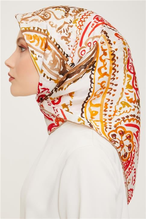 Armine Twill İpek Eşarp 23Ka9037 01