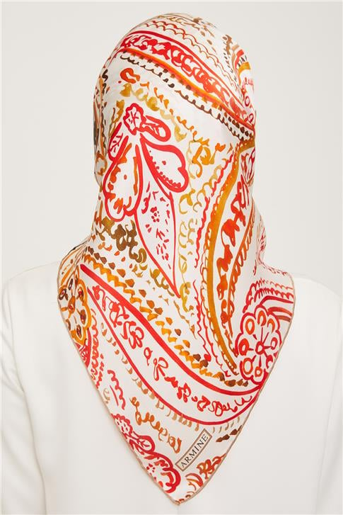 Armine Twill İpek Eşarp 23Ka9037 01