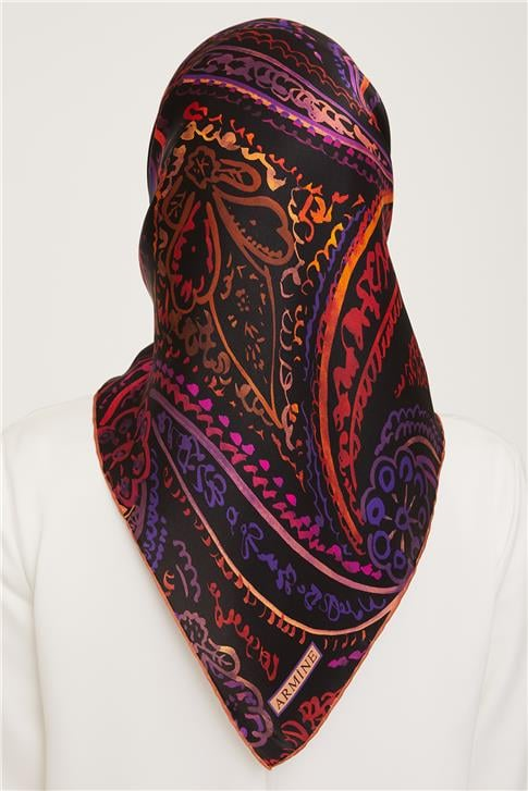 Armine Twill İpek Eşarp 23Ka9037 05