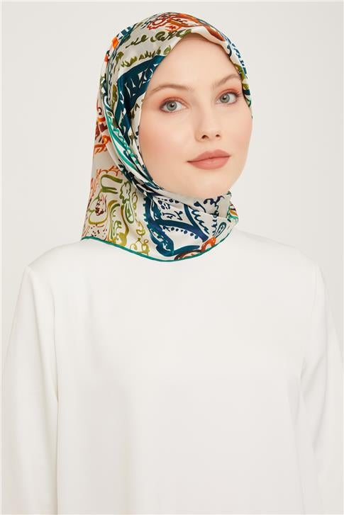 Armine Twill İpek Eşarp 23Ka9037 08
