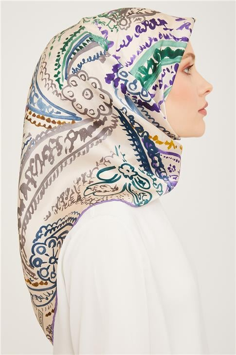 Armine Twill İpek Eşarp 23Ka9037 50