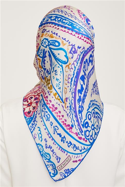 Armine Twill İpek Eşarp 23Ka9037 54