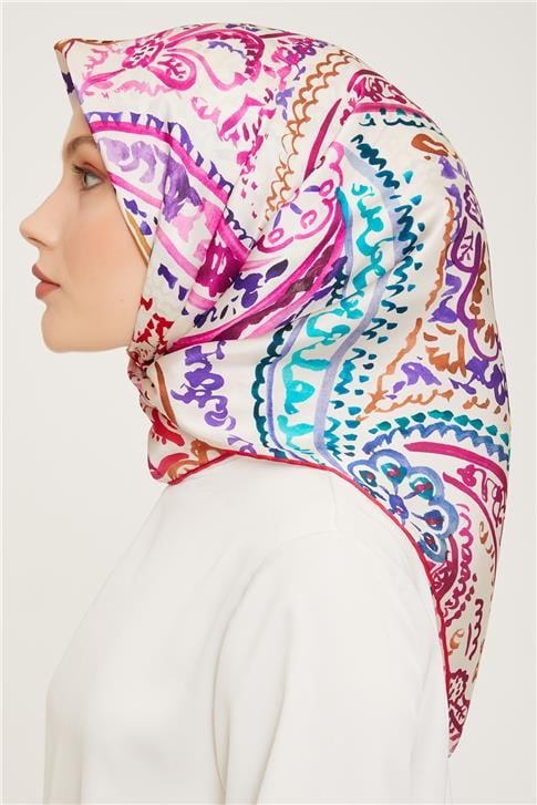 Armine Twill İpek Eşarp 23Ka9037 55