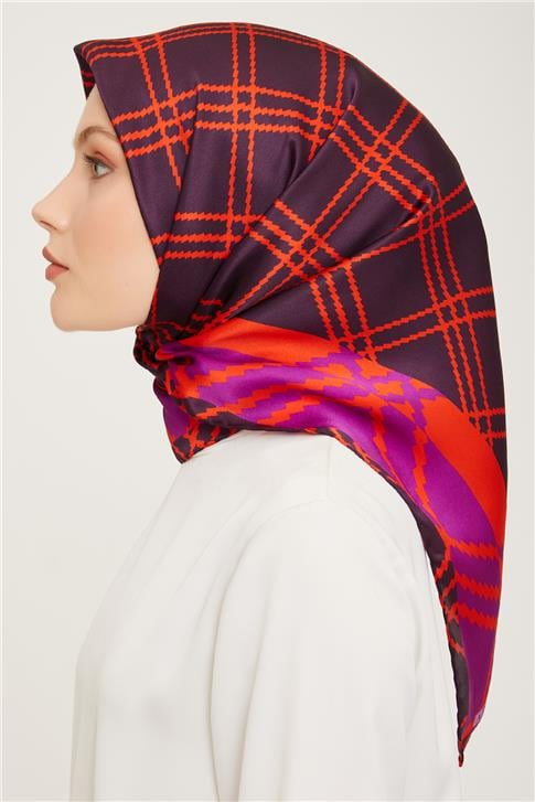 Armine Twill İpek Eşarp 23Ka9040 6 03