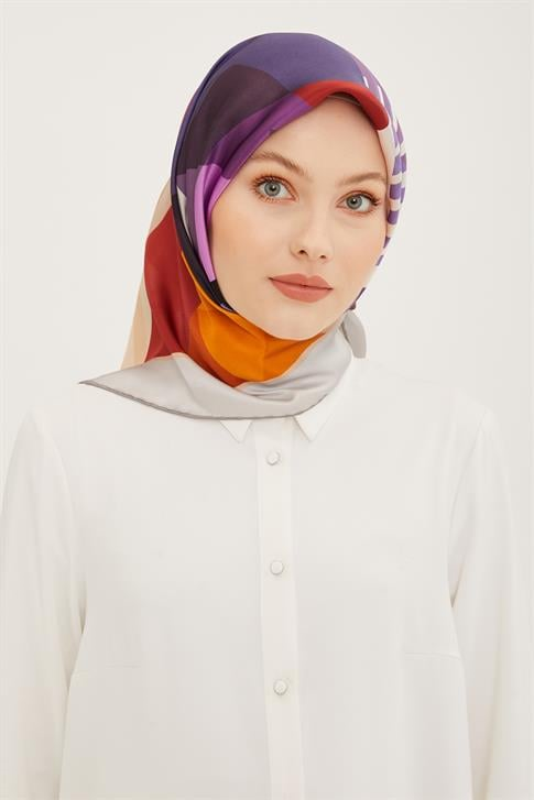 Armine Twill İpek Eşarp 23Ya8915 35