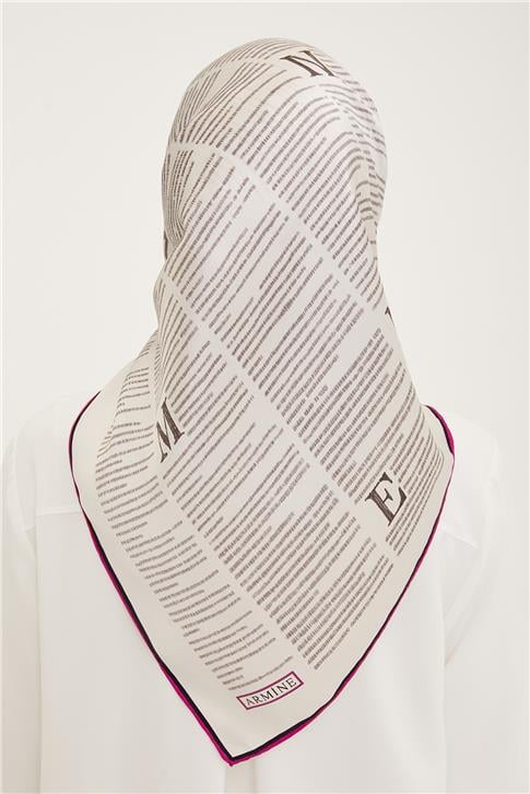 Armine Twill İpek Eşarp 23Ya8942 6 04