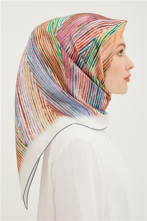 Armine Twill İpek Eşarp 23Ya8955 04