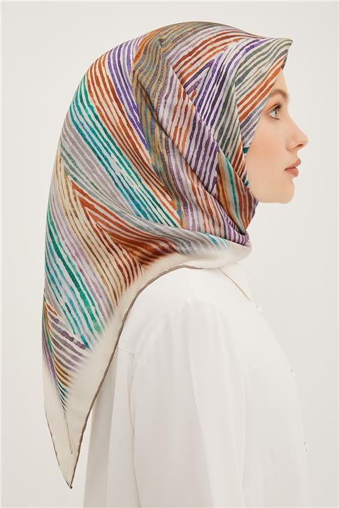 Armine Twill İpek Eşarp 23Ya8955 53