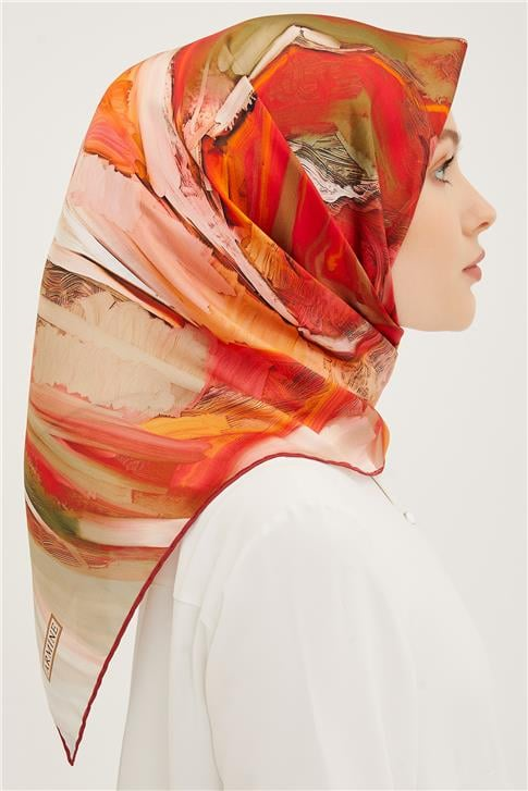 Armine Twill İpek Eşarp 23Ya8958 04