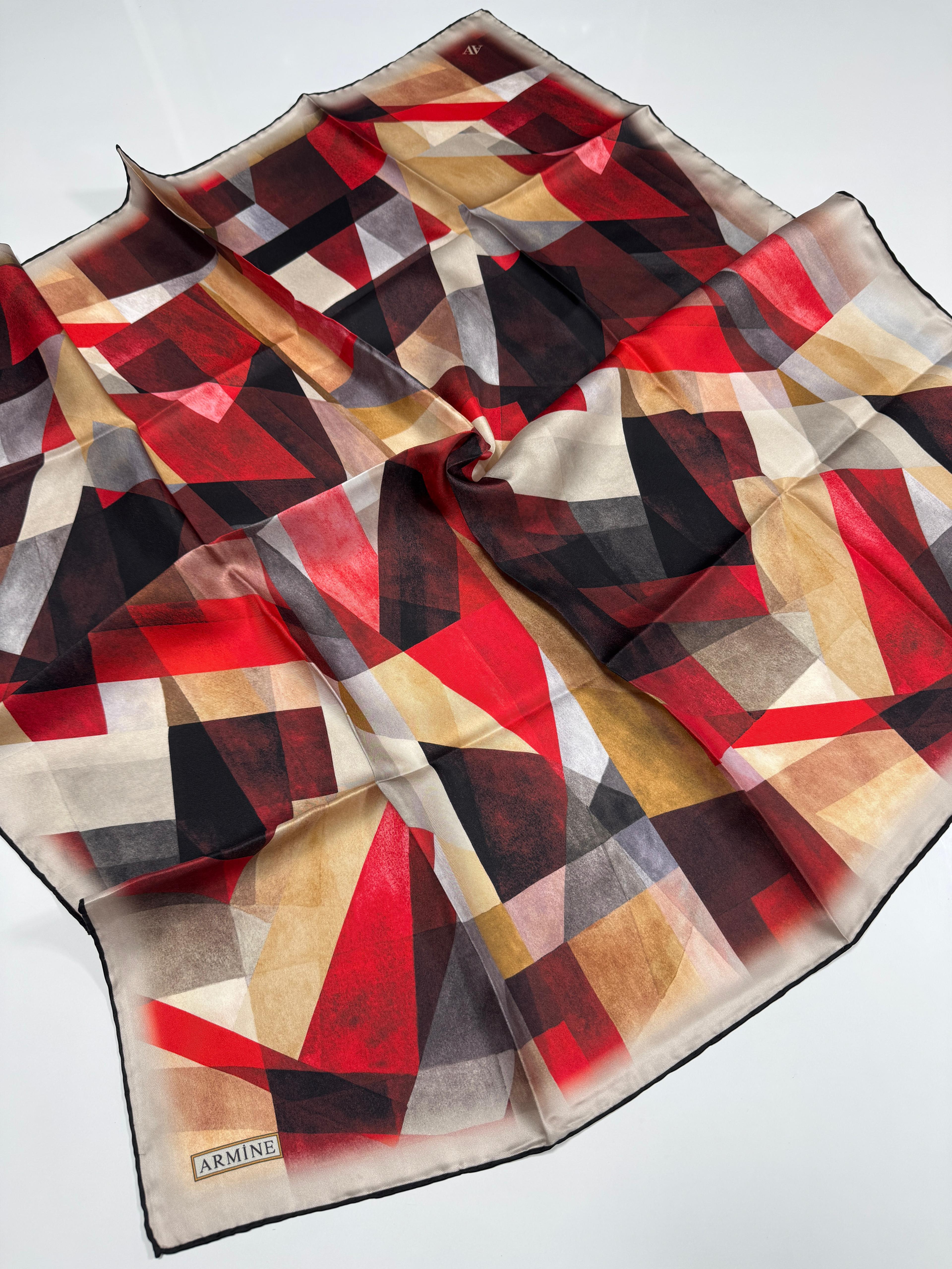 Armine Twill İpek Eşarp 9024-04T