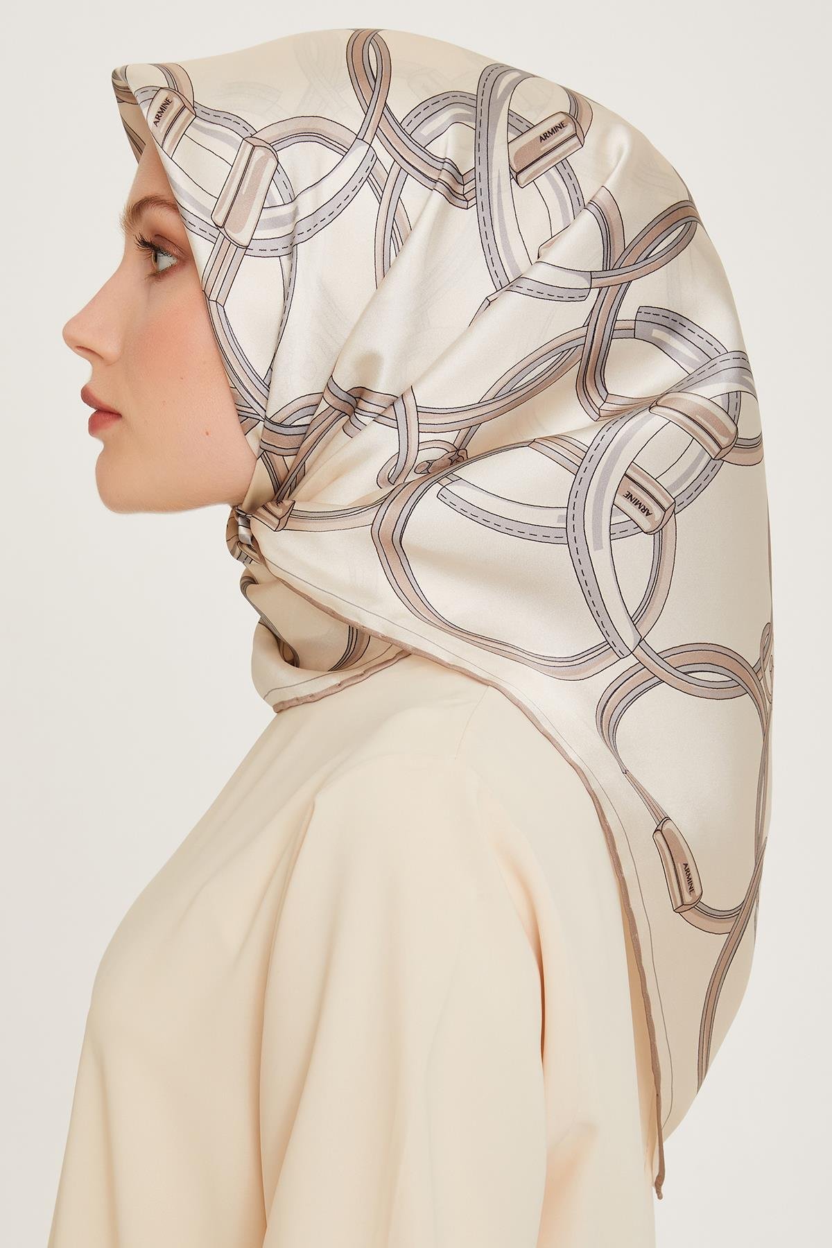 Armine Twill İpek Eşarp 9203-84T