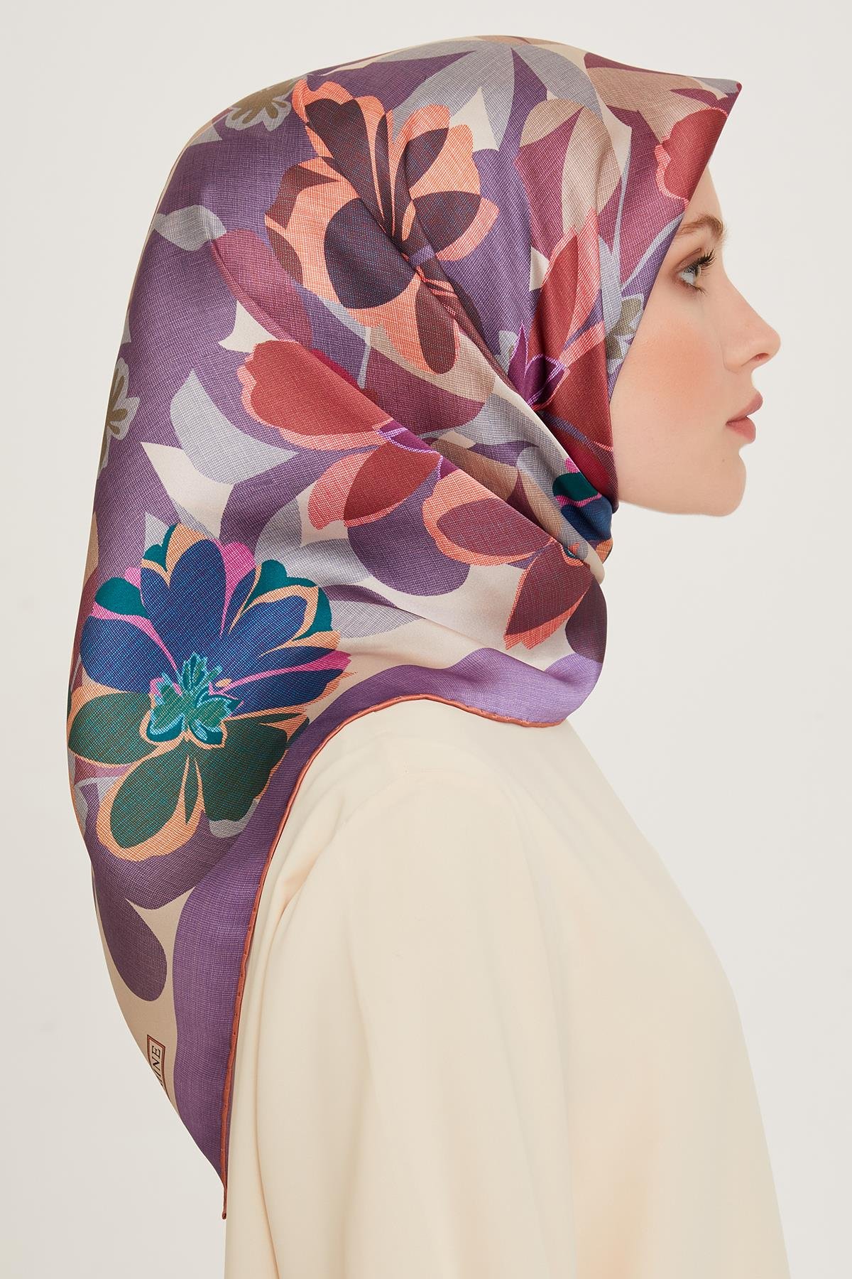 Armine Twill İpek Eşarp 9238-01T