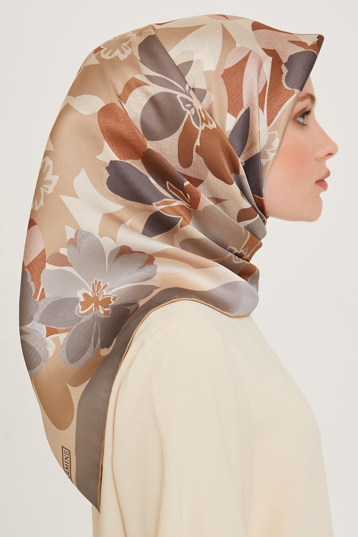 Armine Twill İpek Eşarp 9238-52T
