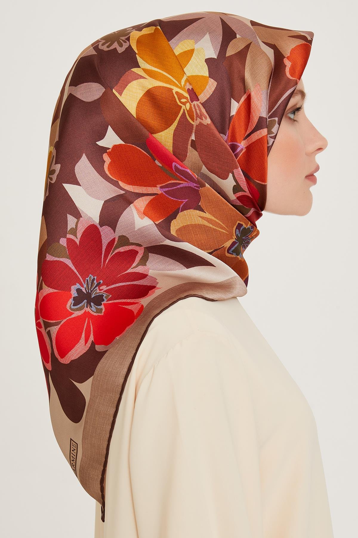 Armine Twill İpek Eşarp 9238-80T