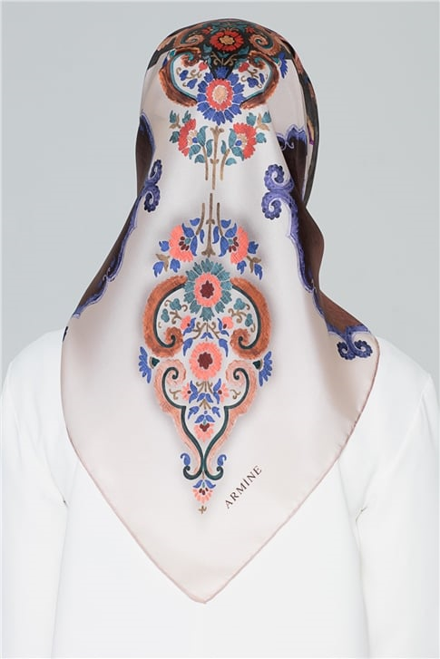 Armine Twill Nostalji İpek Eşarp 18Ya7851 47