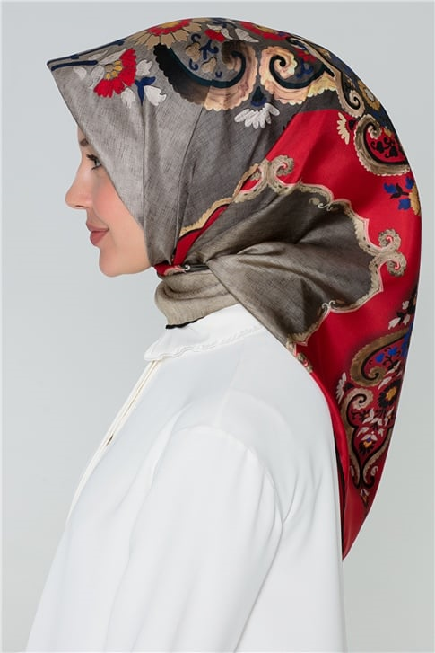 Armine Twill Nostalji İpek Eşarp 18Ya7851 45