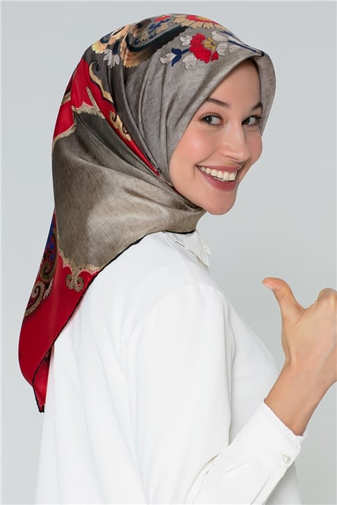 Armine Twill Nostalji İpek Eşarp 18Ya7851 45