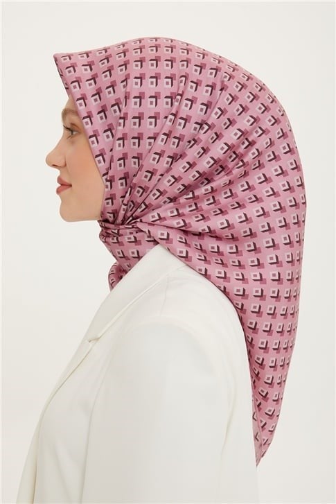 Armine Twill Saf İpek Eşarp 3222D 02 50