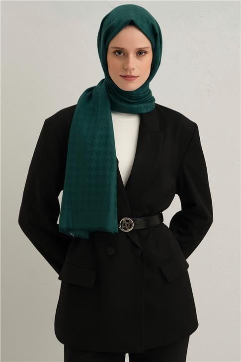 Armine Viscon Kazayağı Desen Şal 01